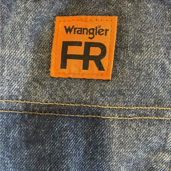 Wrangler FR Flame Resistant Jeans Mens 46x30 Blue HRC2 2112 - Picture 4 of 7